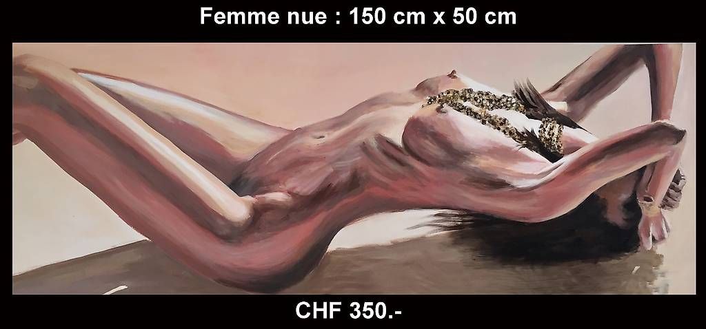 Dipinti: Peinture acrylique 150cm x 50cm – Usato da La Croix (Lutry) venduto da Jeceva