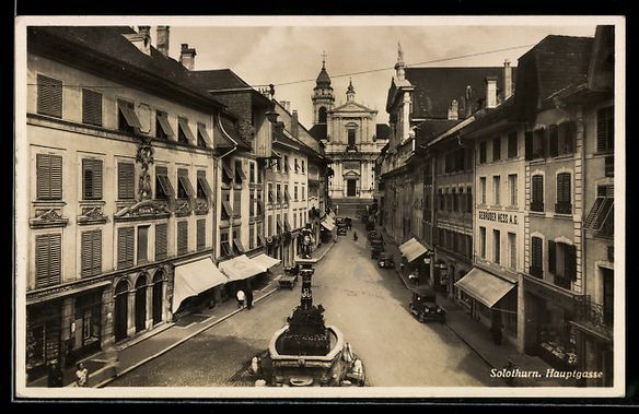 Cartoline postali: AK Solothurn, Hauptgasse – Usato da Berlin venduto da bartko-reher