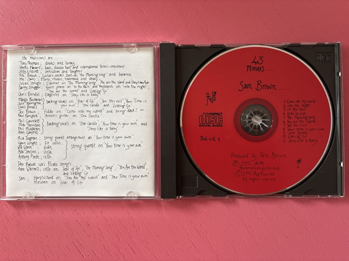 CD: Sam Brown - 43 Minutes… – Usato da Lützelflüh-Goldbach venduto da Deiv4 2