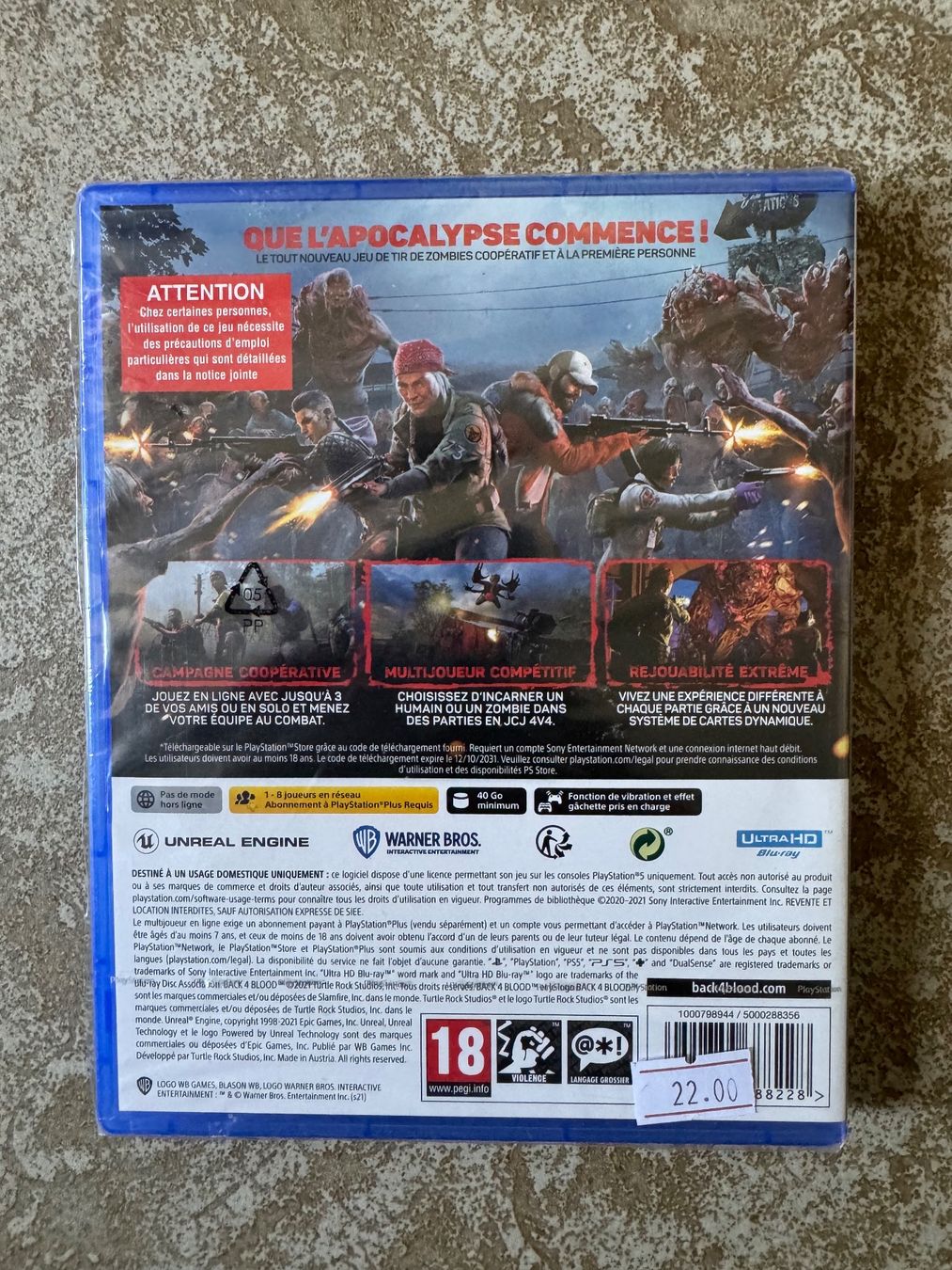 Sony Spiele: PS5  Back4Blood NEUF – Neu und originalverpackt aus Marly von may_j75b 1
