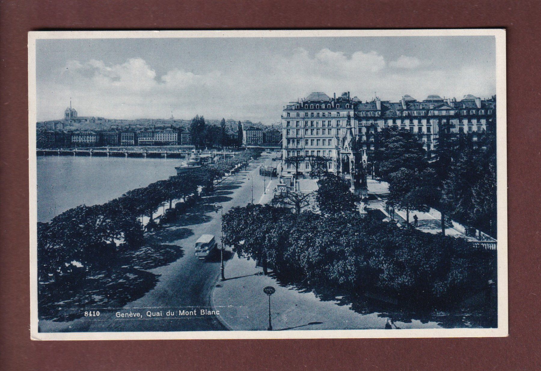 Cartoline postali: GENEVE - Quai du Mont Blanc – Usato da Pully venduto da nicecards