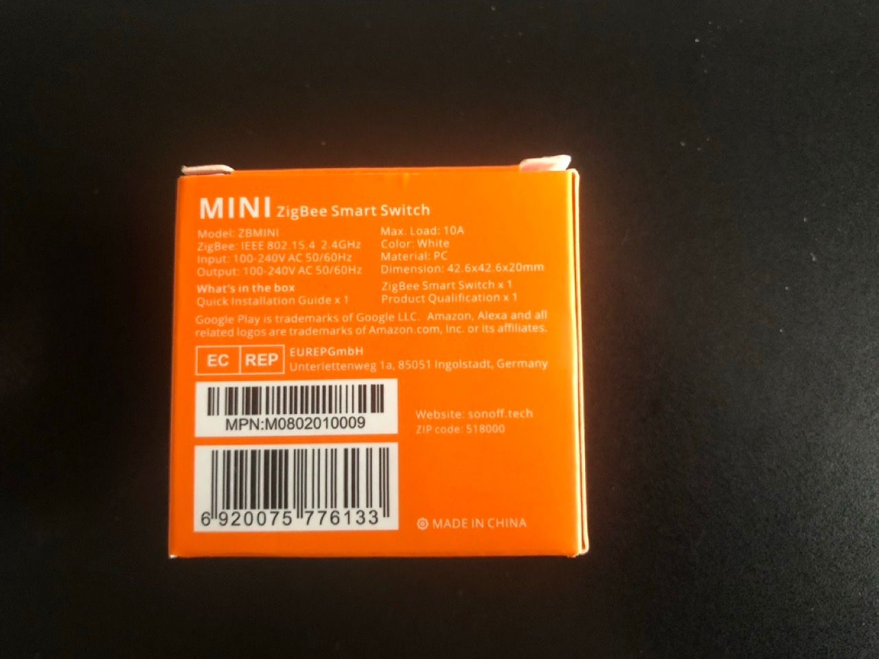 Sonoff Schalter: Sonoff ZBMINI Smart Switch Zigbee – Neu (gemäss Beschreibung) aus Murgenthal von albert_g_schweitzer 2