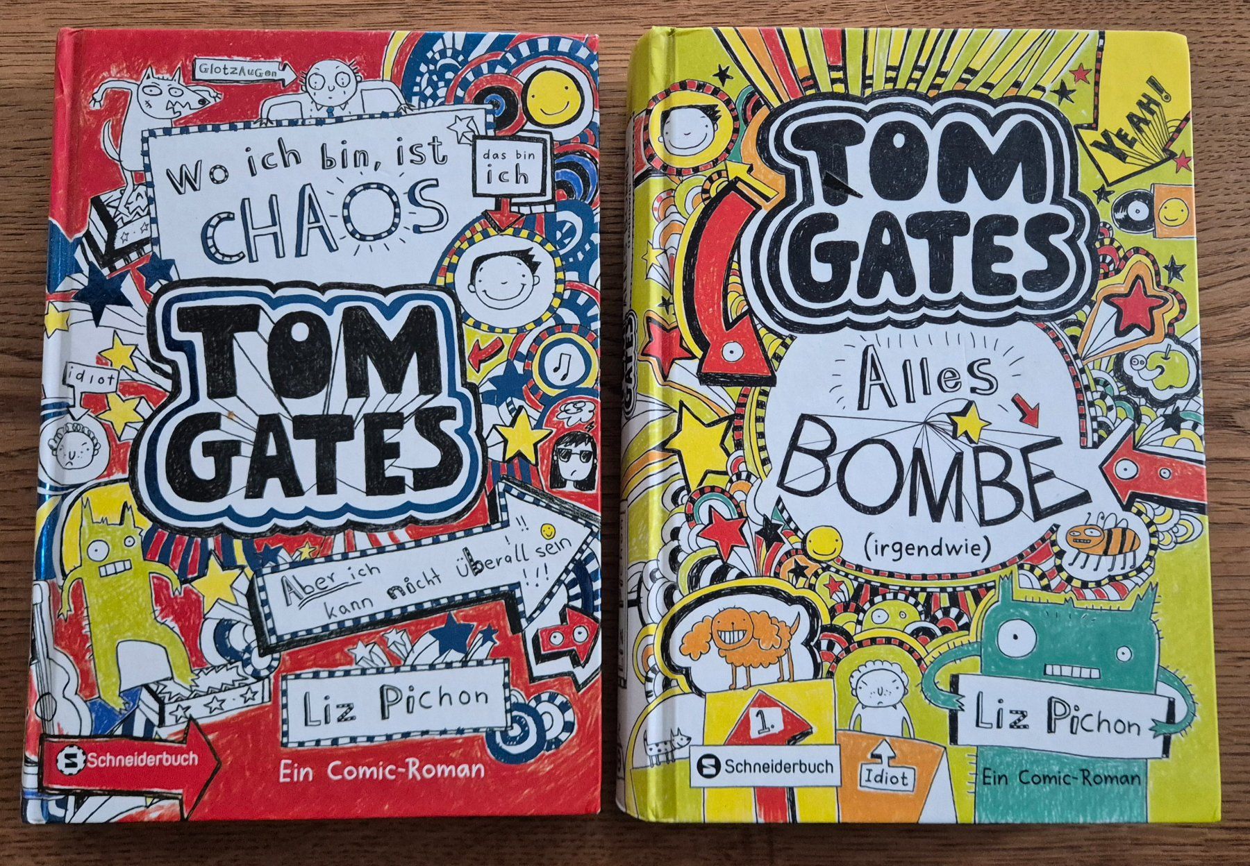 Libri: 2 x Tom Gates Comic-Romane von Liz Pichon – Usato da Buochs venduto da _in_