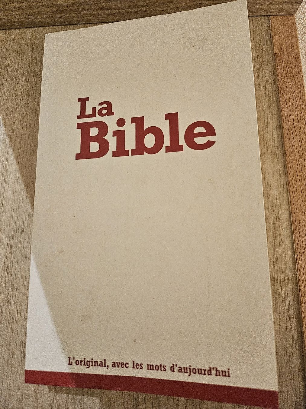 Libri: La Bible - Version Moderne, Bon Etat – Usato da La Joux FR venduto da car_ck96