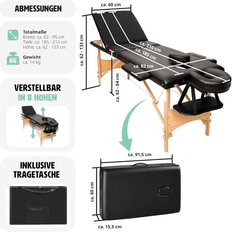 Liegen & Liegestühle: Mobile Massageliege 3 Zonen klappbar höhenverstellbar SOFIA – Neu und originalverpackt aus Lachen SZ von sw3zzy 6