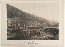 Disentis Tonlithographie von Benninger selten