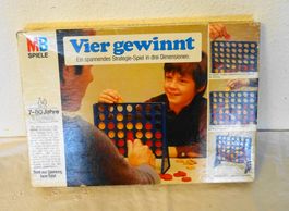 Vier gewinnt Strategiespiel von MB 4 gewinnt 80er Jahre