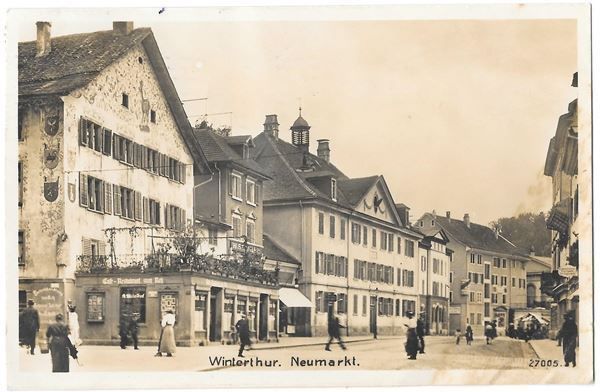 Ansichtskarten: Winterthur Neumarkt – Gebraucht aus Olten von clotaldi