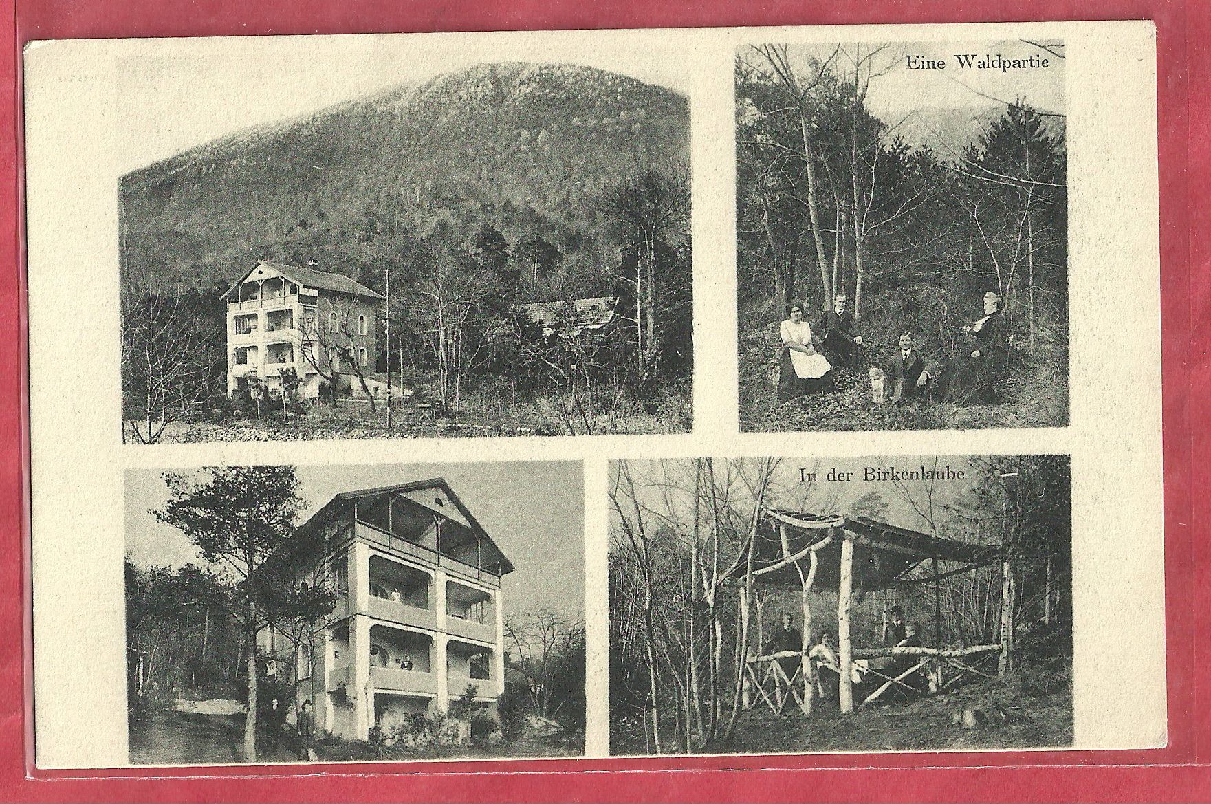 Cartoline postali: Ascona - Pension Sonnenheim - 1913 – Usato da Fislisbach venduto da Porano