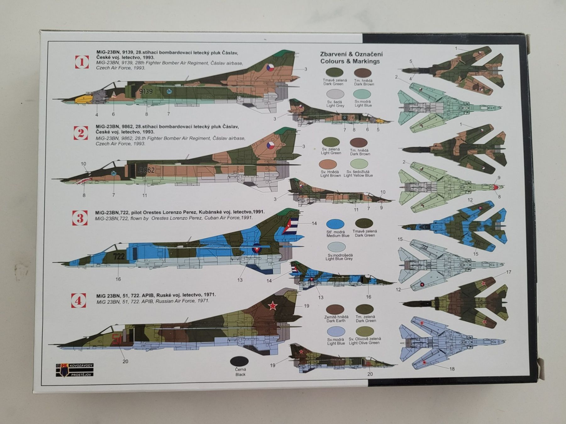 Kit di modellismo & Modellini statici: KPH7216 MiG-23BN Soviet Fighter Bomber Jet 1/72 – Nuovo (secondo la descrizione) da Luzern venduto da igvu333 1