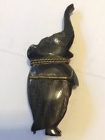 Schnupftabak Dose aus Horn Handgeschnitzt 1930er Jahre