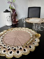 Platzset/Tischunterlagen/Platzdeckchen/Häkeldecke
