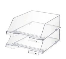 %2 Stk. HAN Briefablage XXL A4/C4 1047-23 glasklar