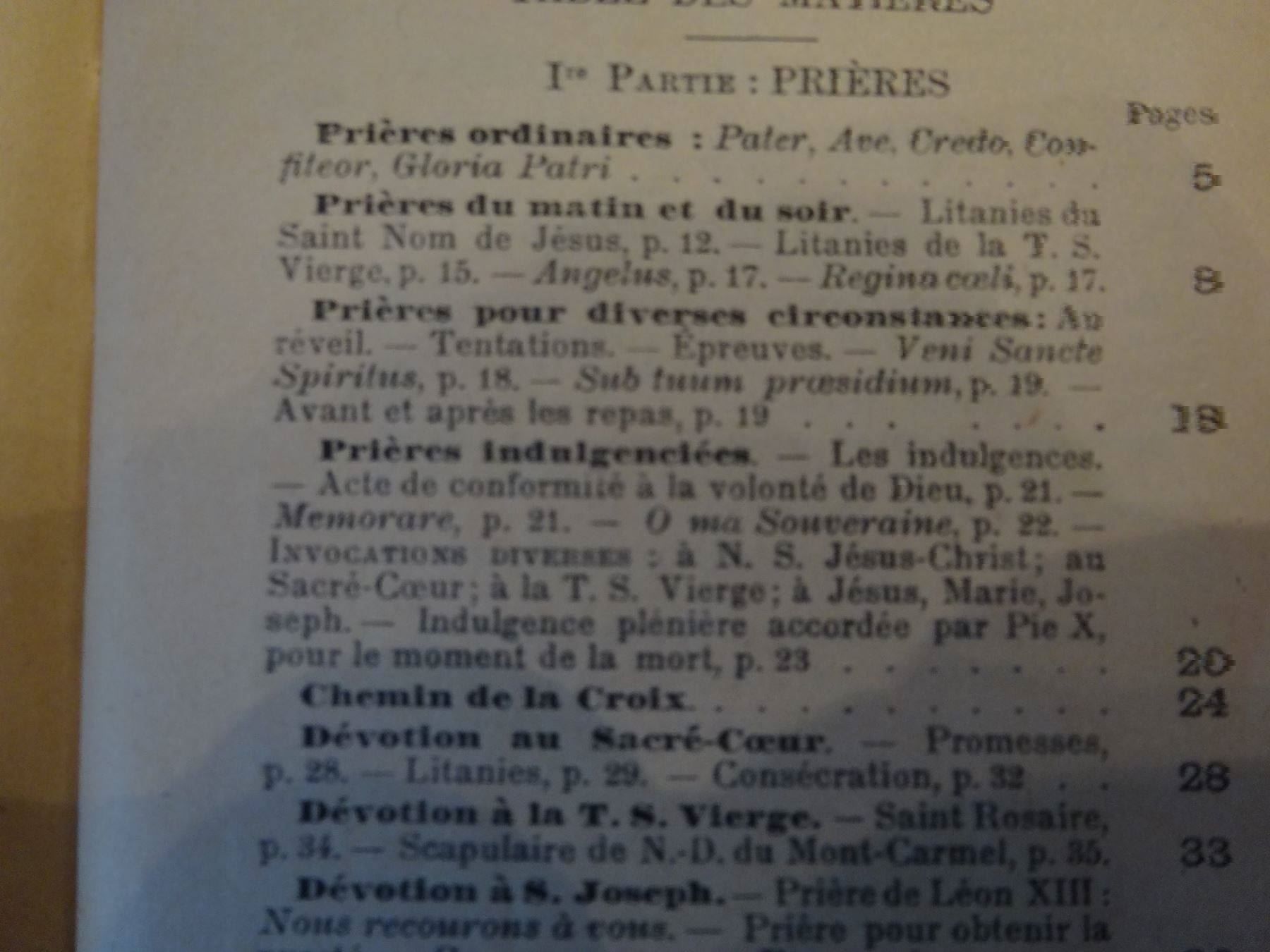 Livres: Livre de prières  - 1906 – D'occasion à Biel/Bienne par milamila02 2