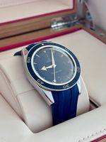 Omega Seamaster 300 Master Co-Axial Blue Dial 41mm Full Set