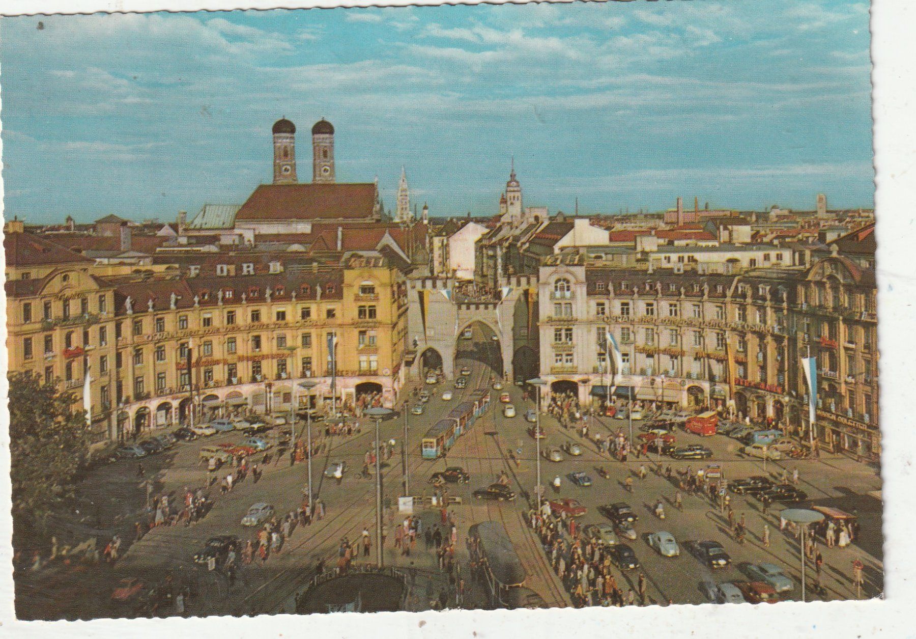 Ansichtskarten: München Karlsplatz – Gebraucht aus Lumbrein von made02