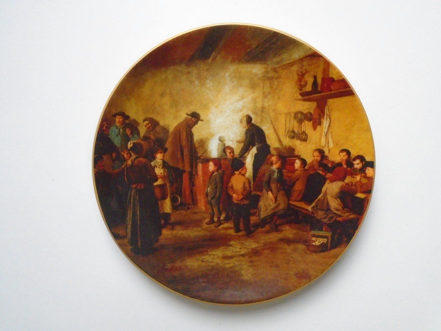 Piatti: Albert ANKER Sammelteller "ARMENSUPPE" / Wandteller – Nuovo (secondo la descrizione) da Pfeffingen venduto da Intertandem