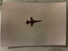 Militär Foto 13x9 Schweizer Tiger Flugzeug 80 Jahre