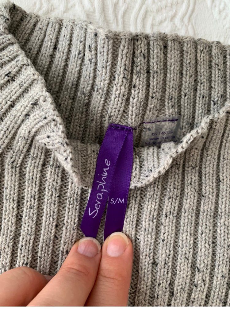 Maglioni & Felpe: Poncho Grossesse Allaitement Seraphine S/M – Usato da Moutier venduto da chDuplessy 1