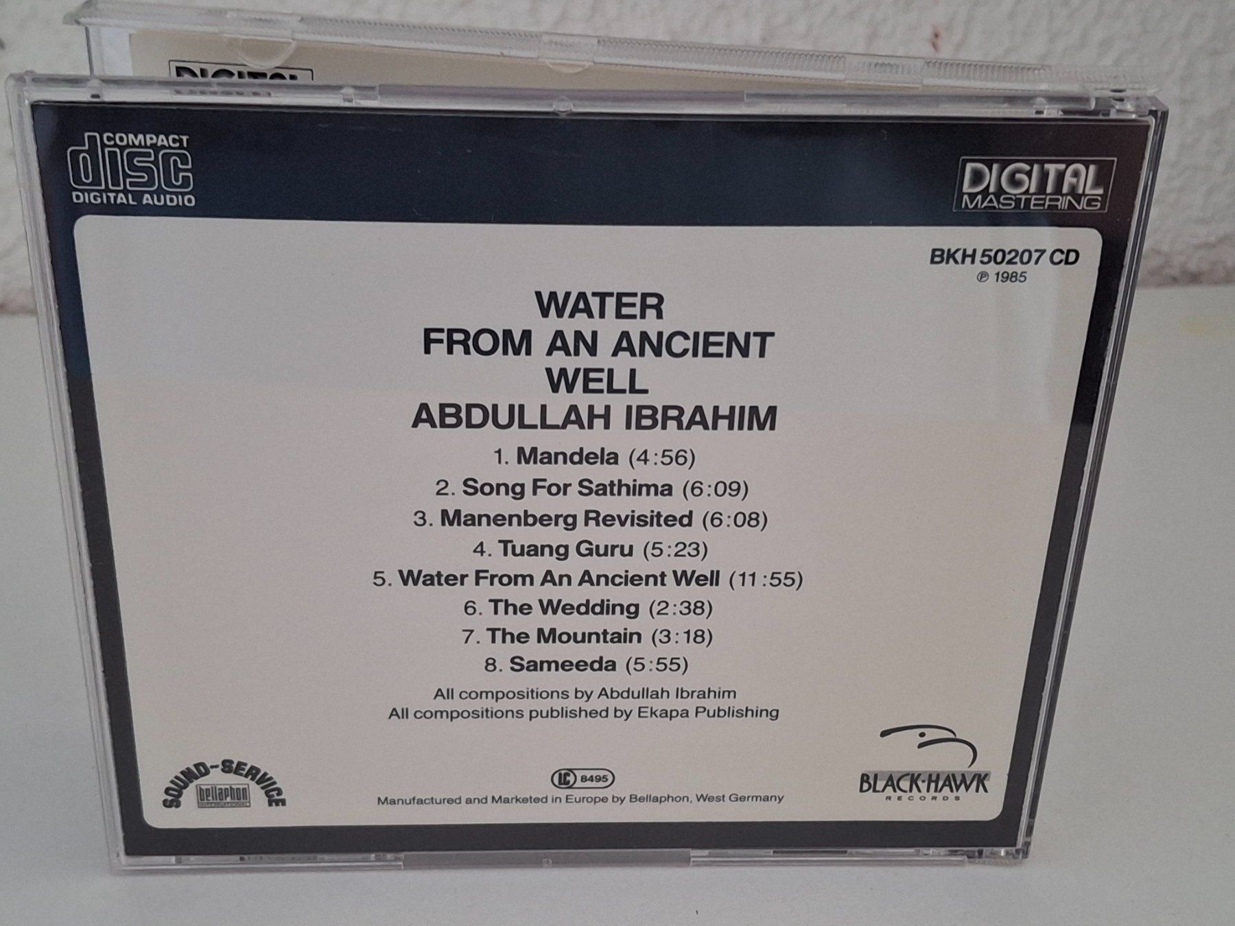 CD: CD Abdullah Ibrahim - Water From An Ancient – Usato da Aarberg venduto da Jackup1 1