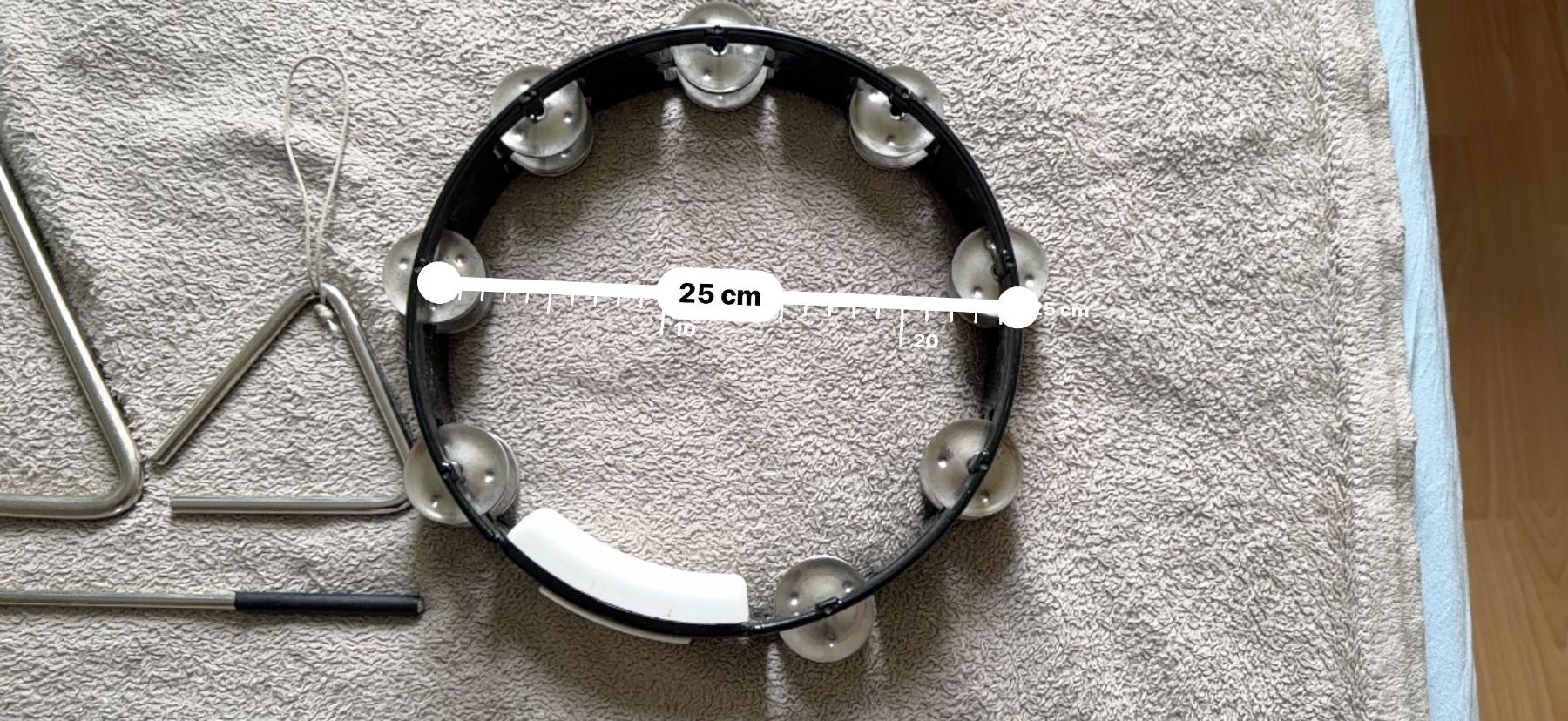 Strumenti musicali: 3 er Set Triangeln Musikinstrumente, – Usato da Aarau venduto da KorgPA 5