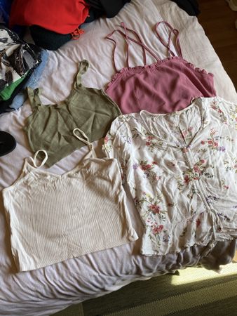Sommer Tops Damen Gr. S / M (6 Stk.)