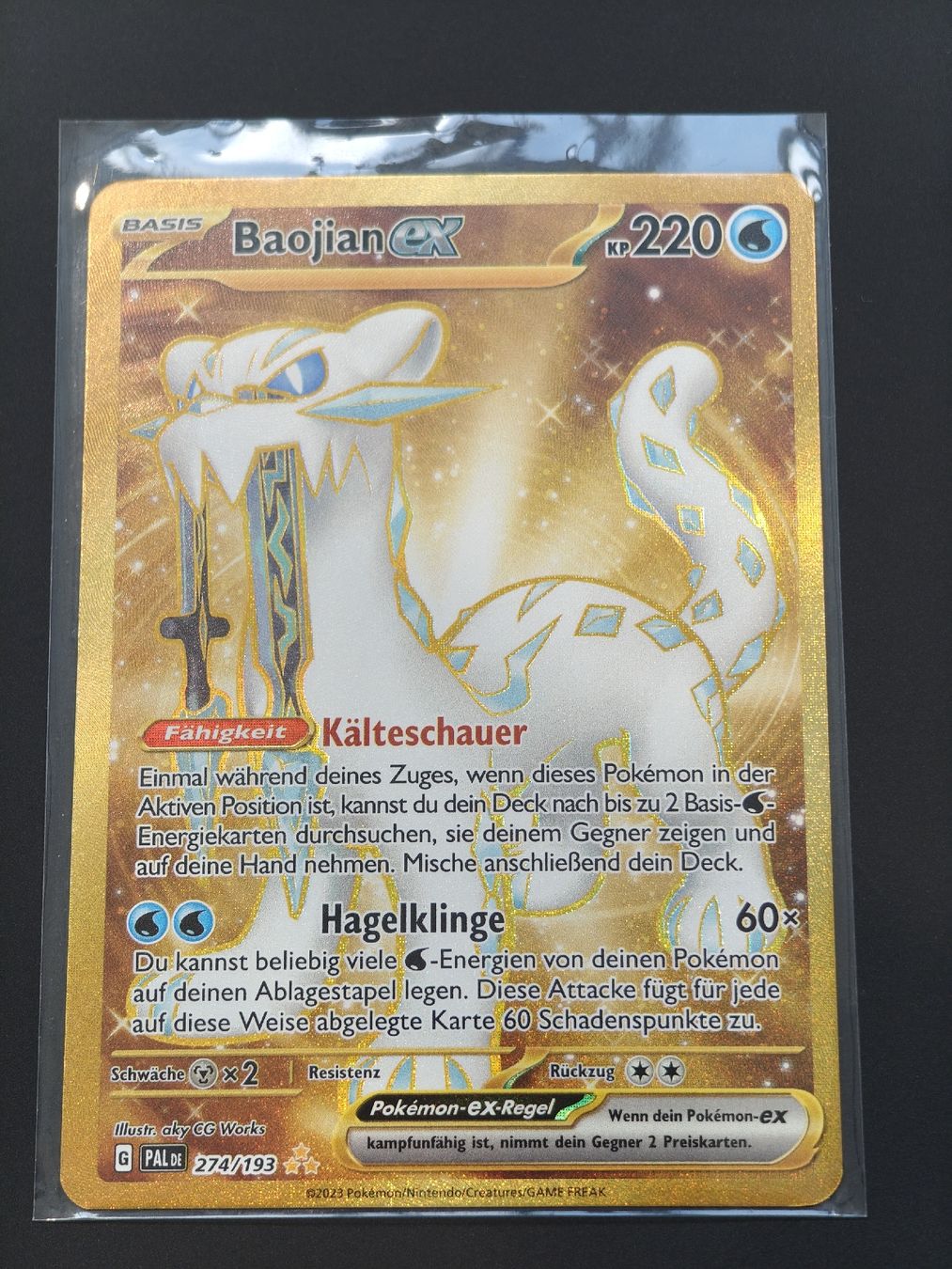 Pokémon Carte collezionabili: Baojian EX 274/193 DE – Nuovo (secondo la descrizione) da Therwil venduto da Cordachu_Trade