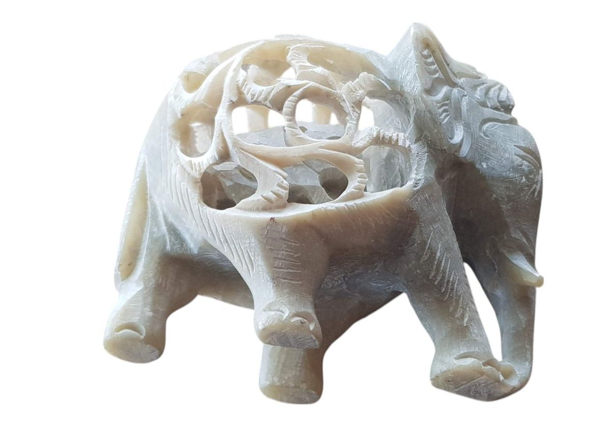 Statuette: antiker Elefant Stein – Usato da Mörschwil venduto da antiksalon21 4