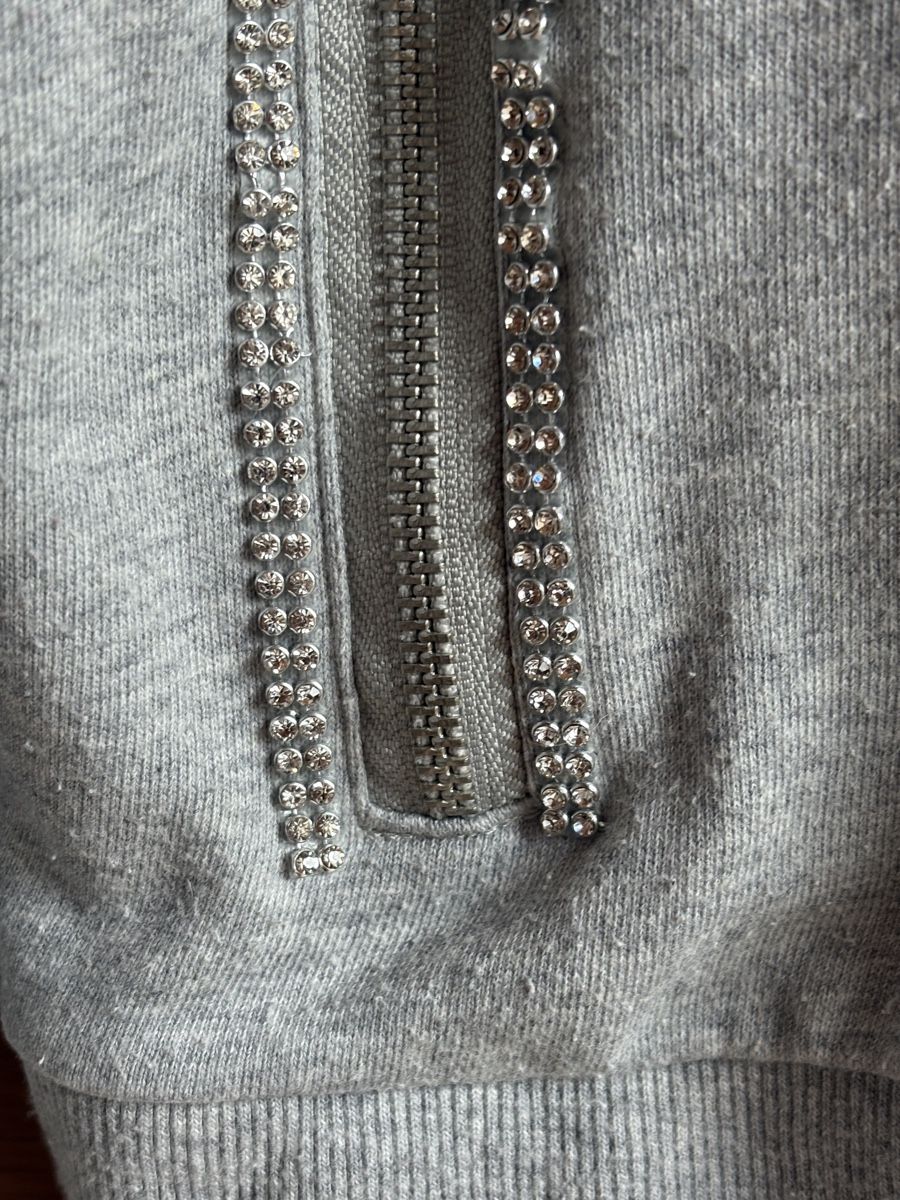 Giacche: Studio E.B. glitzernde Kapuzenjacke Gr. L, Grau, Top – Usato da Basel venduto da ann_7w6q 2