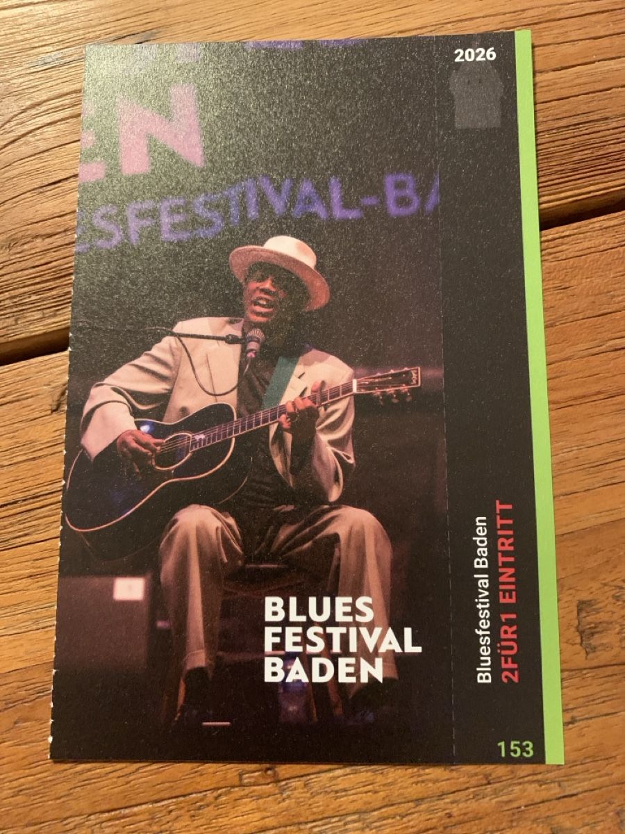 Biglietti: 2für1 Eintritt Bluesfestival, Baden – Nuovo e nell'imballaggio originale da Attelwil venduto da TaraLee