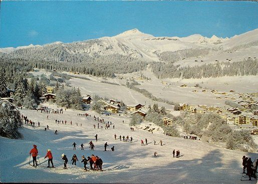 Cartoline postali: FLIMS Skiwiese und Skigebiet – Nuovo (secondo la descrizione) da Jona venduto da philajona