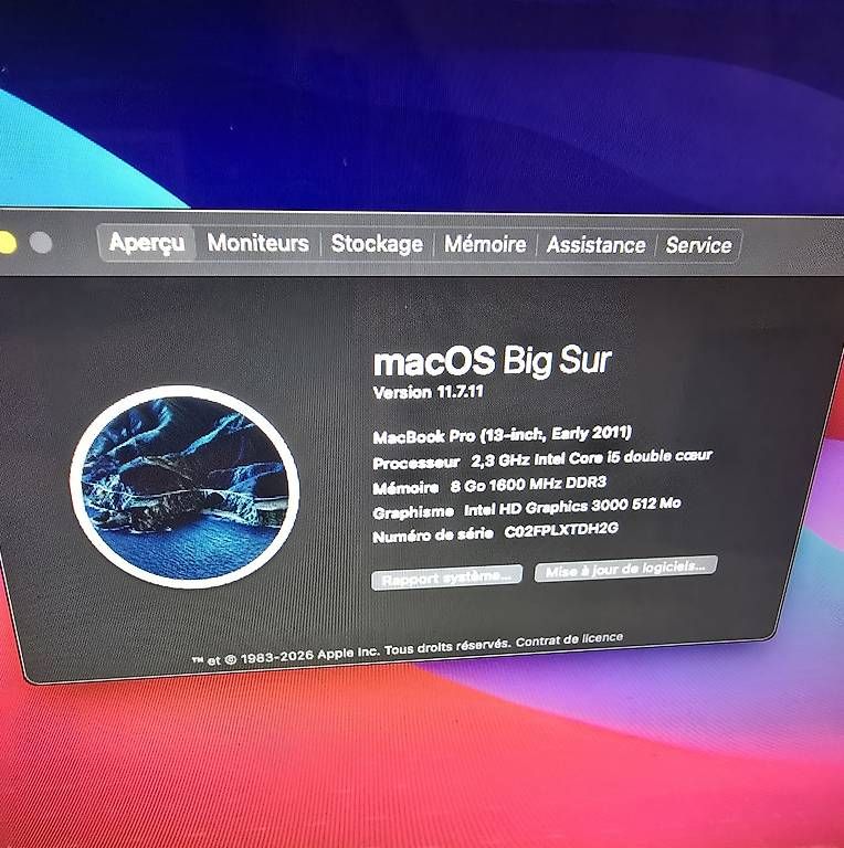 Apple Notebook: MacBook Pro i5 | 8Go RAM | SSD 128Go – Usato da Renens VD venduto da MTD2211 6