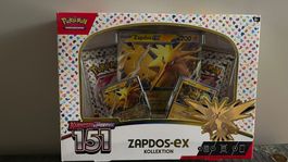 Pokémon Sammelkartenspiel Zapdos-EX Kollektion Neu & OVP