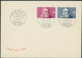 1948 - Imaba Block - Blockausschnitte - Ersttagsbrief FDC ET