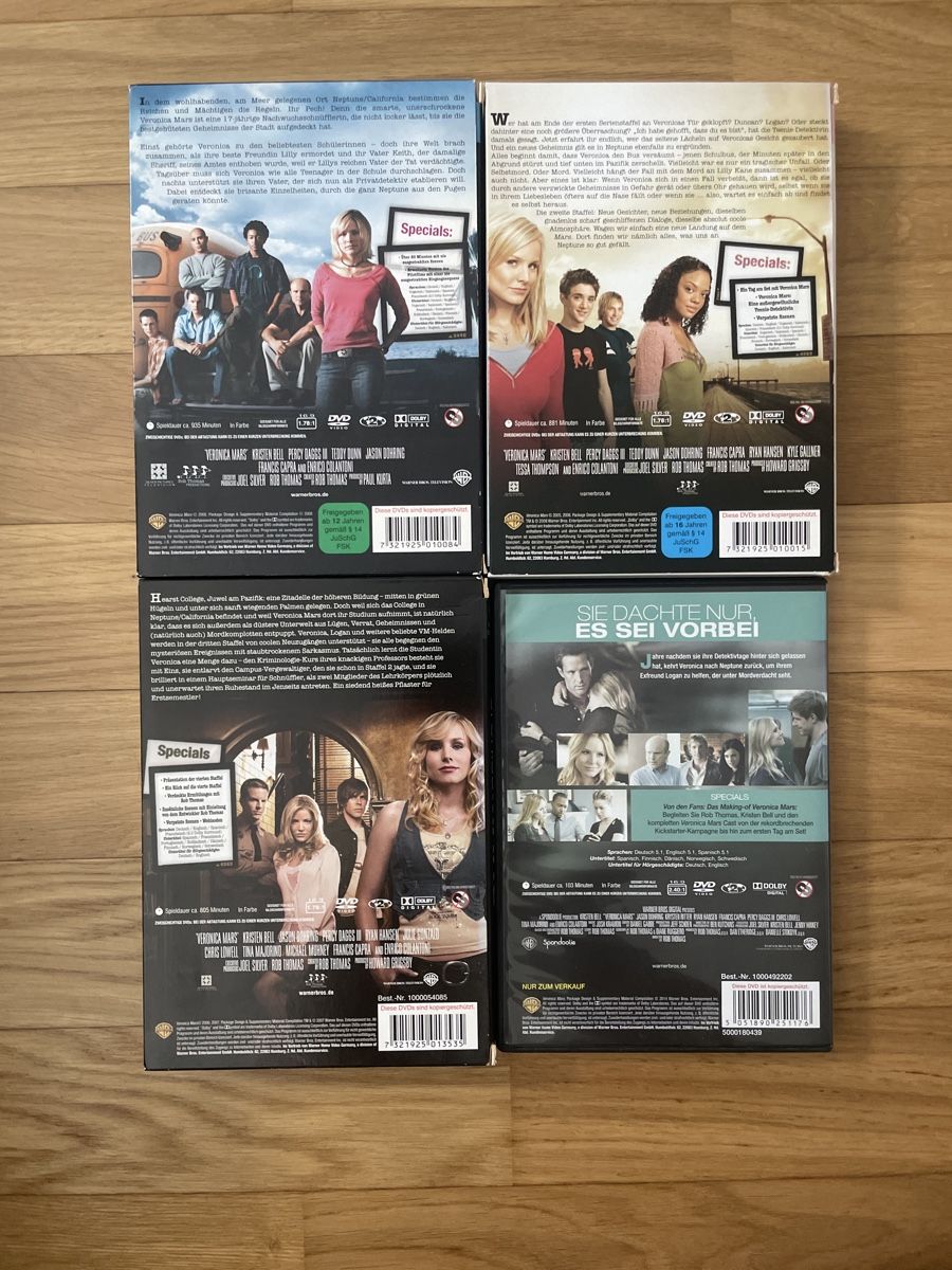 Tutti i DVDs: Veronica Mars Komplette Serie+Film DVD – Usato da Hagendorn venduto da masterchieff 1