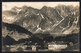 Rietbad, Ortsansicht mit Säntisgebirge