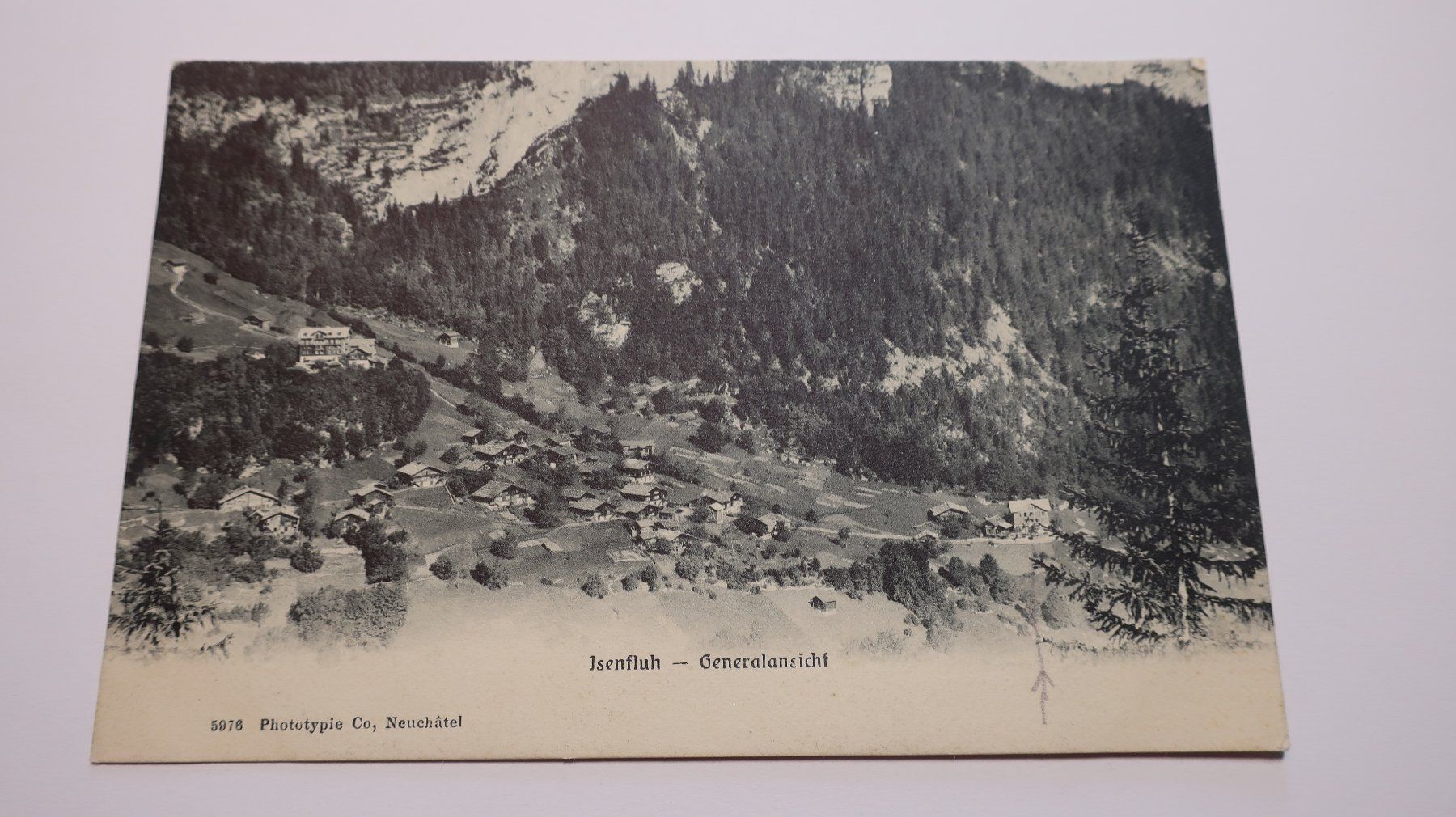 Cartoline postali: Isenfluh - Generalansicht 1911 – Usato da Cormoret venduto da Pascalll2001 1