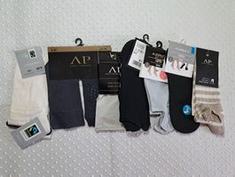 NEU! 8x Damen Socken Sommer Sneakers bunter Mix Gr. 39-42