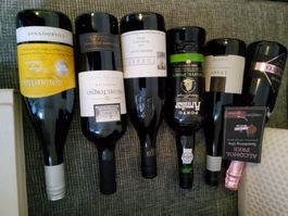 Wein Flaschen 6 Stück