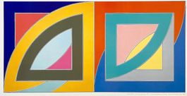 Frank Stella, Port aux vasques, Litho Walker Art Center RAR