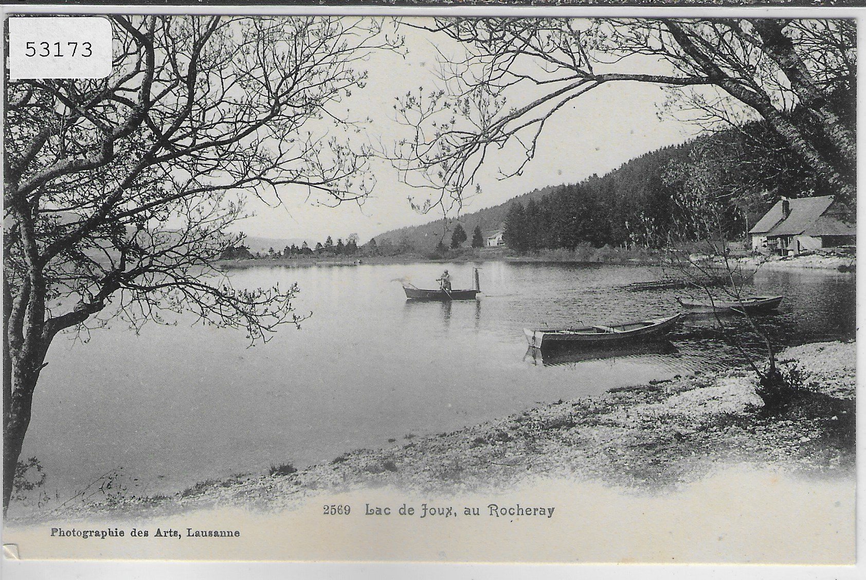 Cartoline postali: lac de Joux au Rocheray – Usato da Ettingen venduto da Kartenplanet