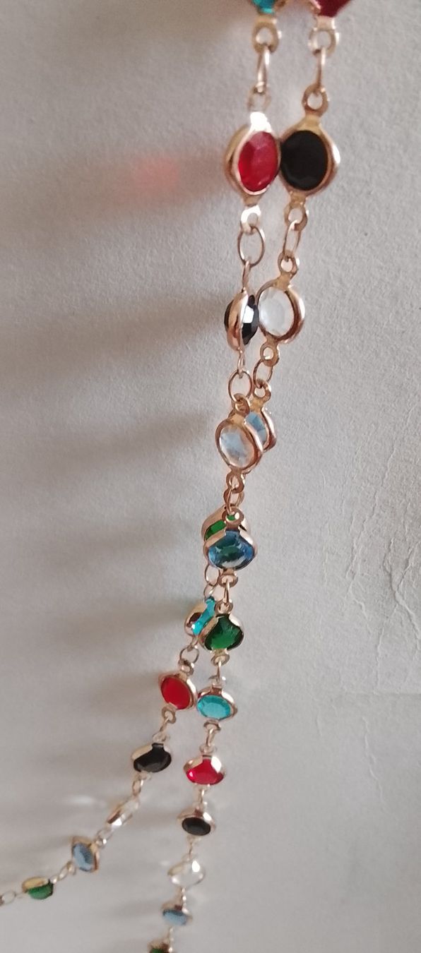 Catenine: Goldige Kette mit Steinen – Usato da Oberriet SG venduto da snj_bjb7 1