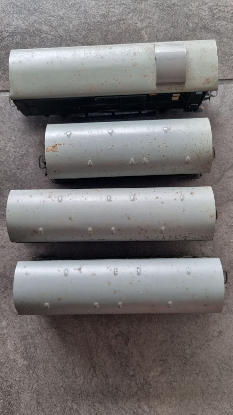 Märklin Modellini di ferrovie: Märklin Wagenset Donnerbüchse – Usato da Cugnasco venduto da FuoriTutto 3