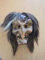 Lötschentaler Holzmaske handgeschnitzt, Lötschental