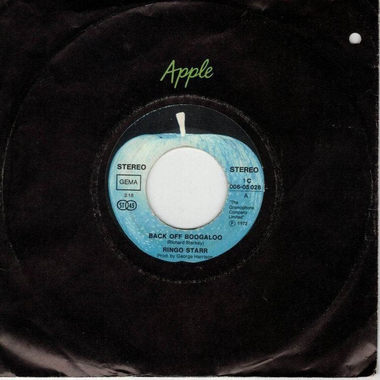 Dischi in vinile: Ringo Starr  --  Back off Boogaloo  Single7 – Usato da Oberwil (Dägerlen) venduto da thespecials