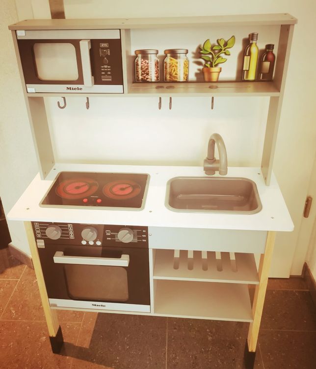Spielküche Miele Holz mit viel Zubehör | Kaufen auf Ricardo