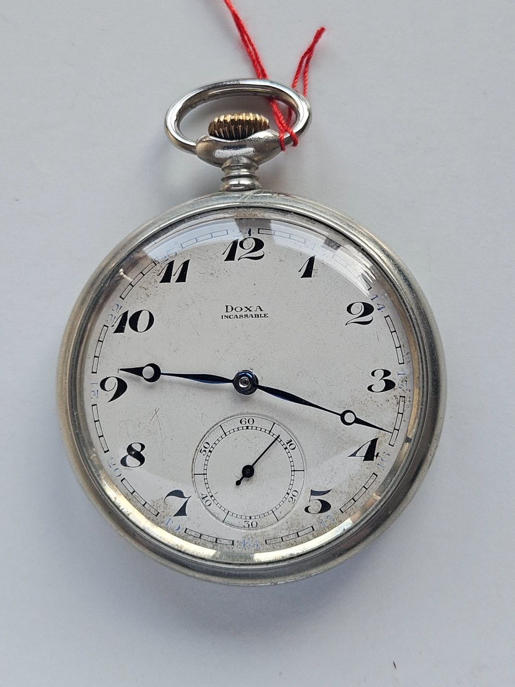Doxa Orologi: 1L 29 Doxa Incassable Taschenuhr – Usato da Berikon venduto da mmm21