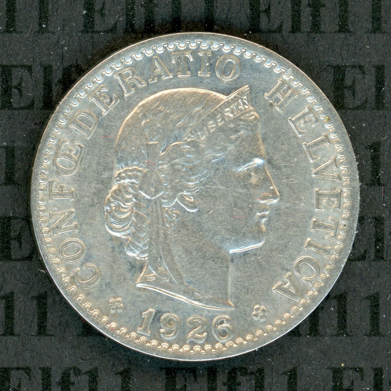 Tutti le monete: CHF___0.20 1926 -vz 20 Rappen – Usato da Widnau venduto da Elf11