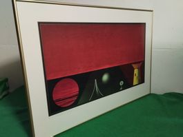 Rudolf Hausner – Abendlandschaft 1983 – E.A. – handsigniert