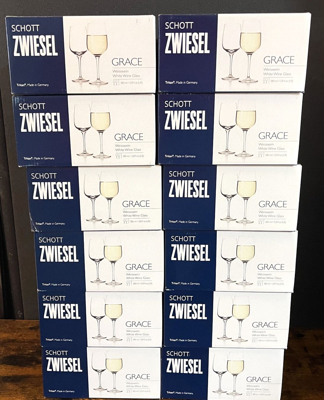 Schott Bicchieri: Schott Zwiesel / Weißweinglas Grace / Karton à 2 Gläser – Nuovo e nell'imballaggio originale da Oftringen venduto da Vucki 2
